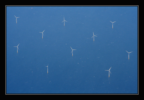 Windmollens in de Noordzee