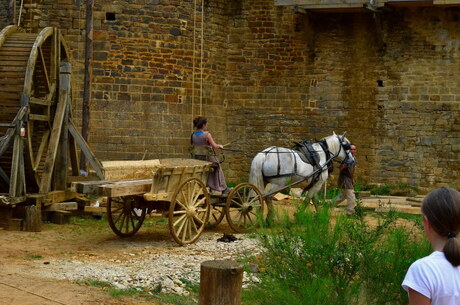 Guedalon Het bouwen van een kasteel