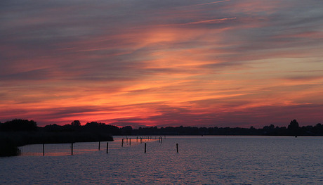 Zonsondergang op het Veerse Meer II