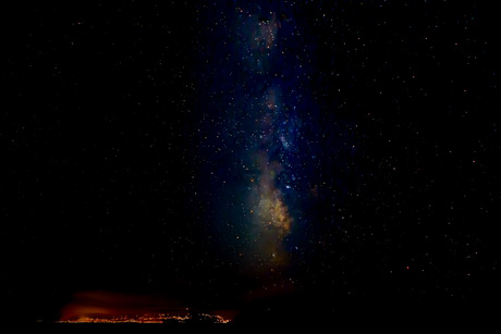 De melkweg in Griekenland