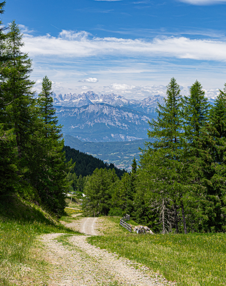 Uitzicht op de dolomieten