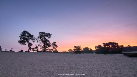 Pastelkleurige zonsopkomst boven de Lange Duinen van Soest