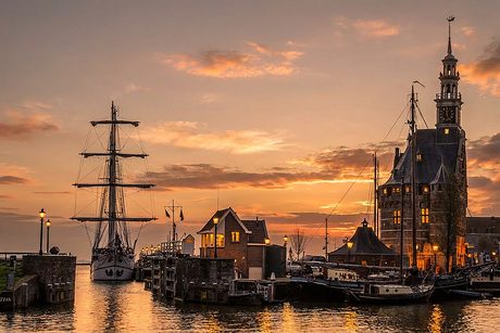 Zonsondergang Houten Hoofd 