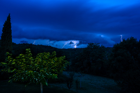 Onweer in de Dordogne