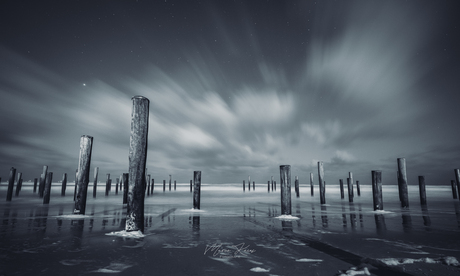 Palendorp Petten in de nacht