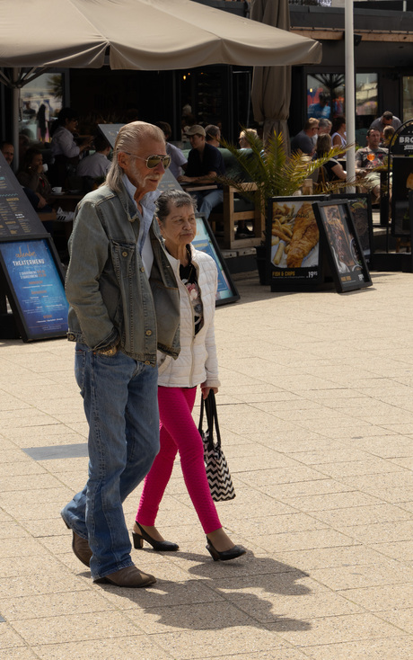 Tijdloze stijl op de boulevard