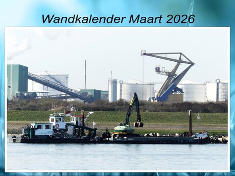 Collage   Wandkalender  Maart 2026    Het  Scheur  20 mrt 2025  . 