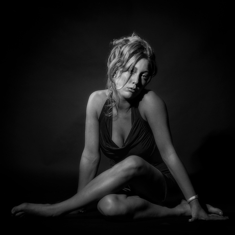 Analoog portret met hard licht