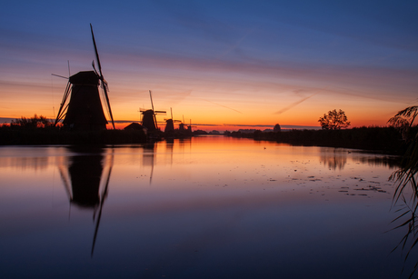 Kinderdijk zonsopkomst