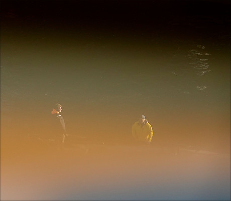 mannen in de mist..............................