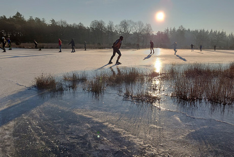 Schaatsochtend in mini-winter