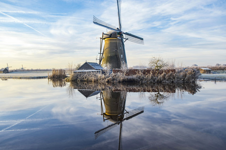 Winter in Kinderdijk