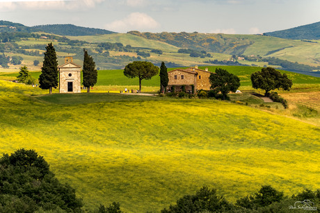 Magische plek in Val D'Orcia in Toscane, de "Capella della Madonna di Vitaleta"