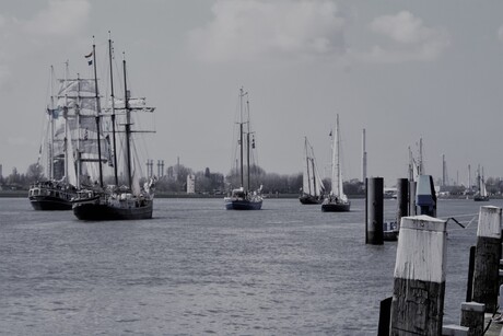 Race of the classics van Rotterdam naar Ipswich. (UK)