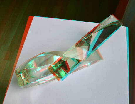 Optich-glas Andre van Lier  Pulchri Den Haag 3D