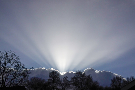 Stralend  wakker worden.....