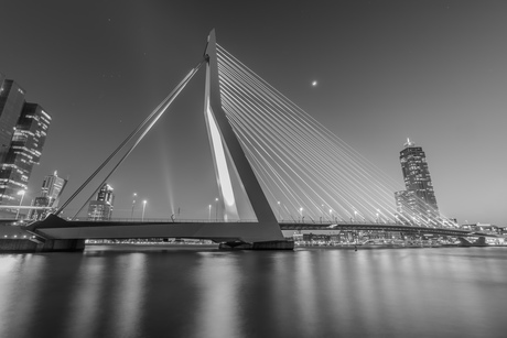 Erasmusbrug in black & white