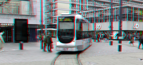 Tram Lijnbaan Rotterdam 3D