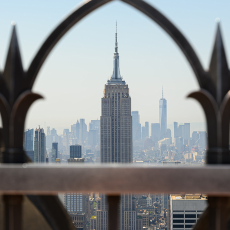 Een doorkijkje naar het Empire State Building