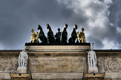 Triomferende paarden. 