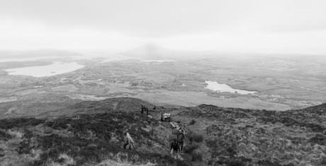 Uitzicht Diamond hill Ierland