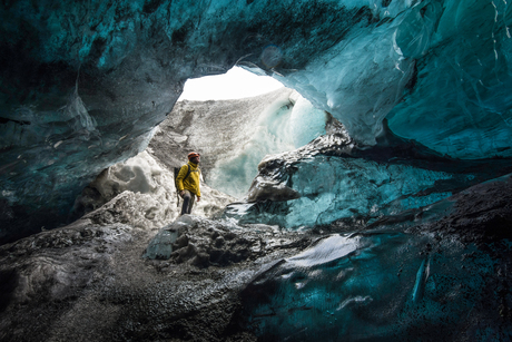 Below the ice