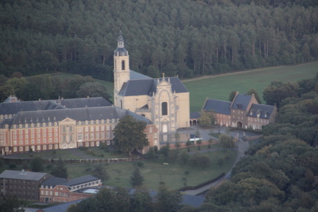 De abdij van Averbode aan de voorkant