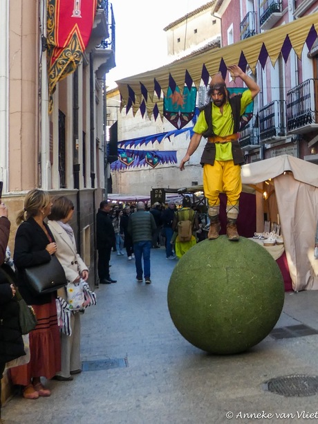 Middeleeuwse markt in Caravaca de la Cruz