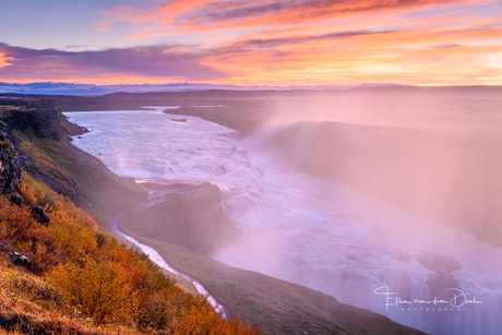 Colorful Gullfoss