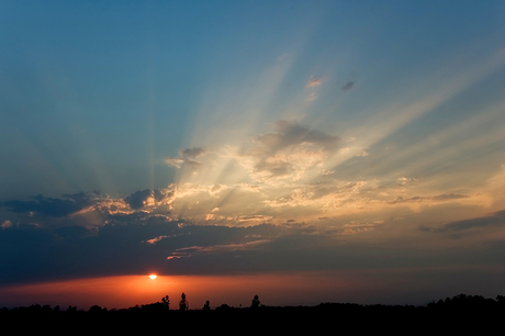 Zonsondergang Argeles