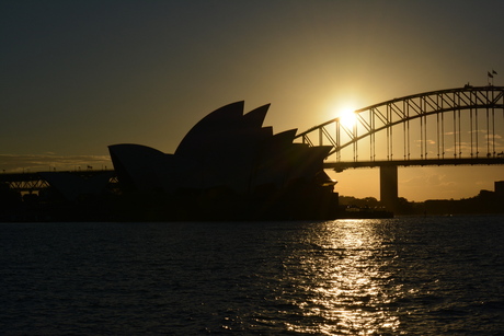 Opera at dusk