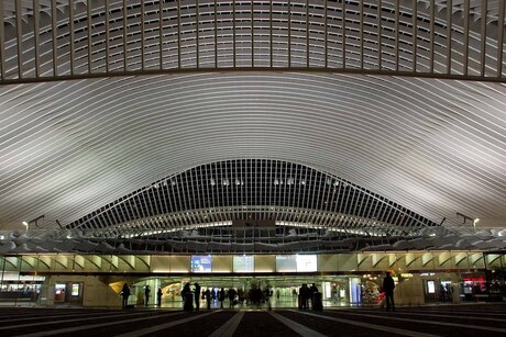 Gare Guillemins 's avonds