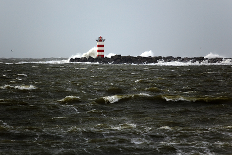 storm op de Noordzee