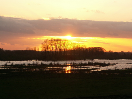 Ondergaande zon