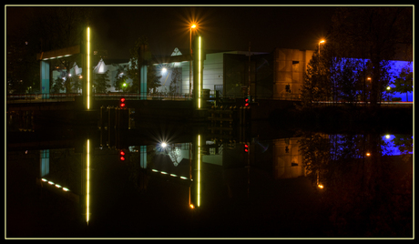 Nelson Mandela brug bij nacht