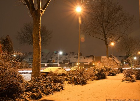 Eerste Nacht foto in de winter 2