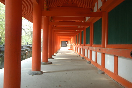 lijnenspel in tempel Japan