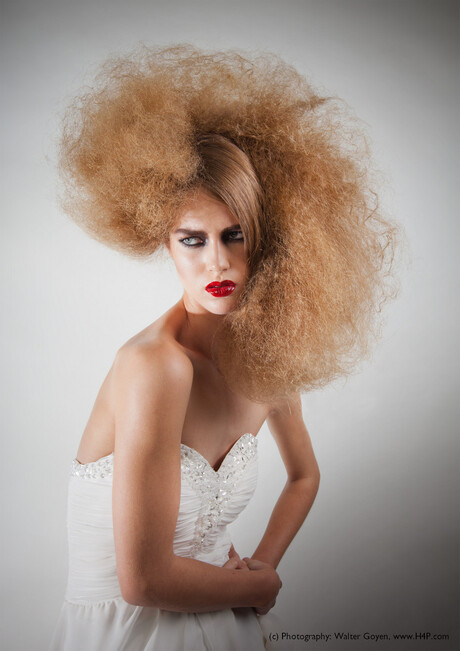 Hair styling shoot voor Jantine van Luttikhuizen