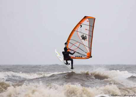 Windsurf action te Noordwijk aan zee