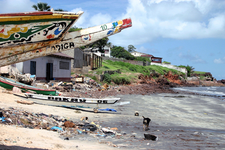 Vissersplaats Bakau, Gambia