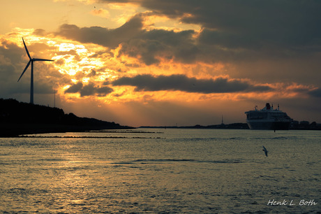 Queen Mary 2 op weg naar een mooie bestemming