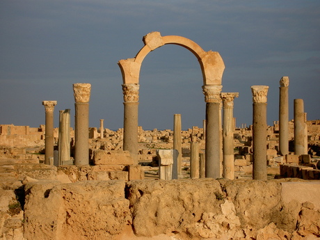 Ruines in Sabratha, Libie