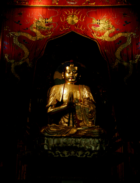 the golden Buddha