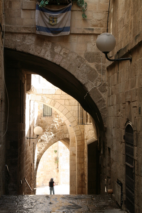 Steegje in Jeruzalem