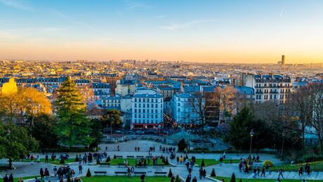 Vue d'ensemble au Sacré Coeur