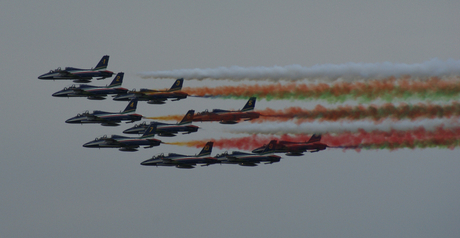 Le tricolore Italia.