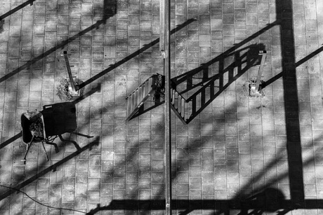 Lijnenspel in Zwart wit