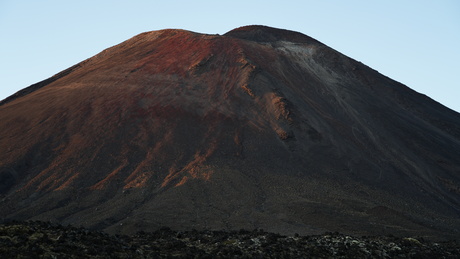 Mount Ngauruhoe in summer