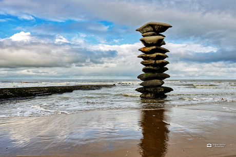 Aan het strand van Oostende... 