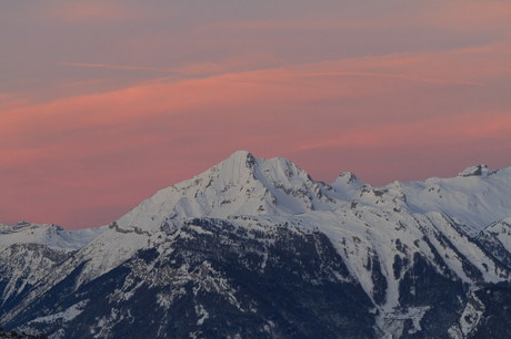 Sunset in Valais